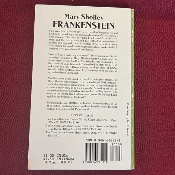 Frankenstein book EUC by Mary Shelley - Picture 2 of 4